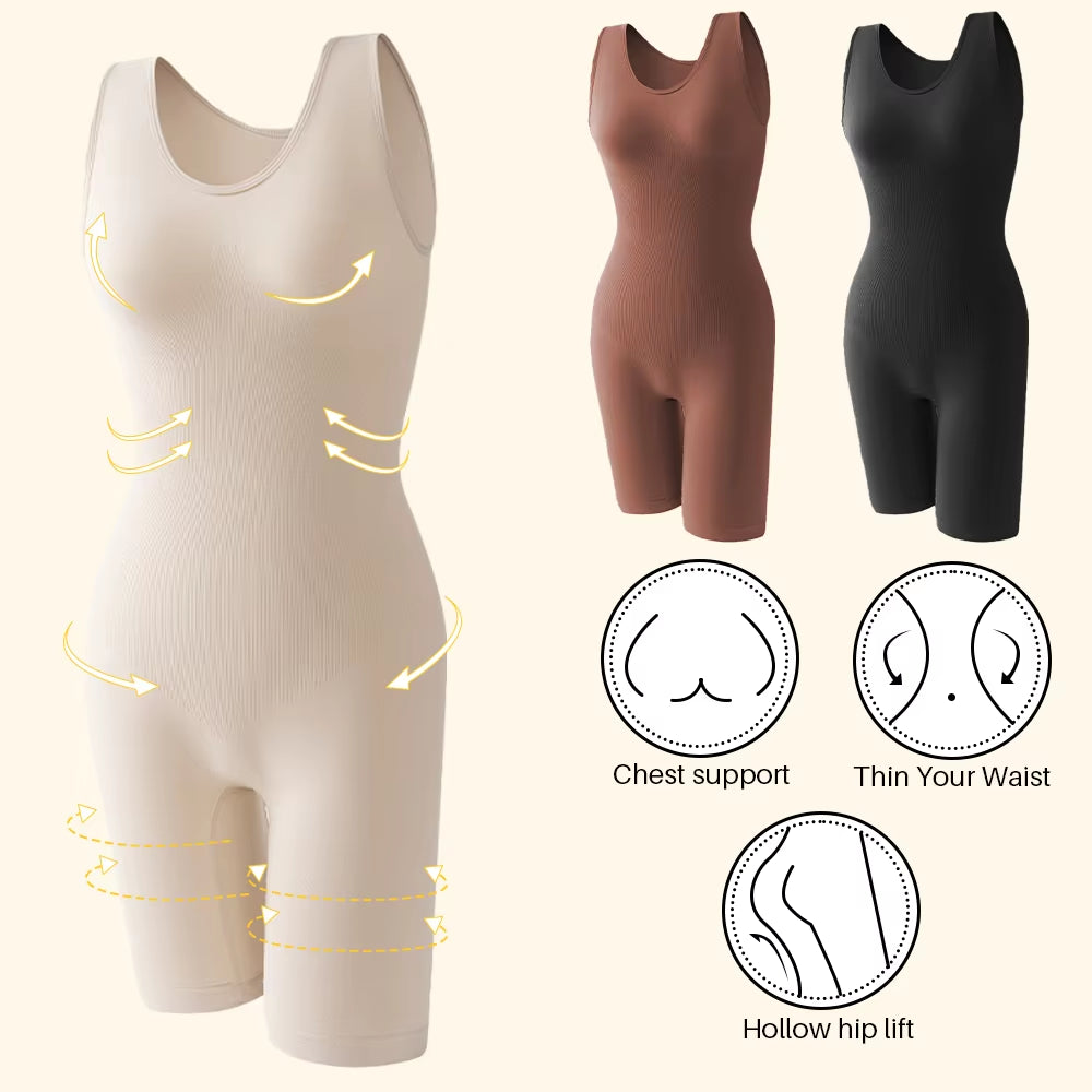 GLOWÉ FULL COVERAGE MID THIGH BODYSUIT