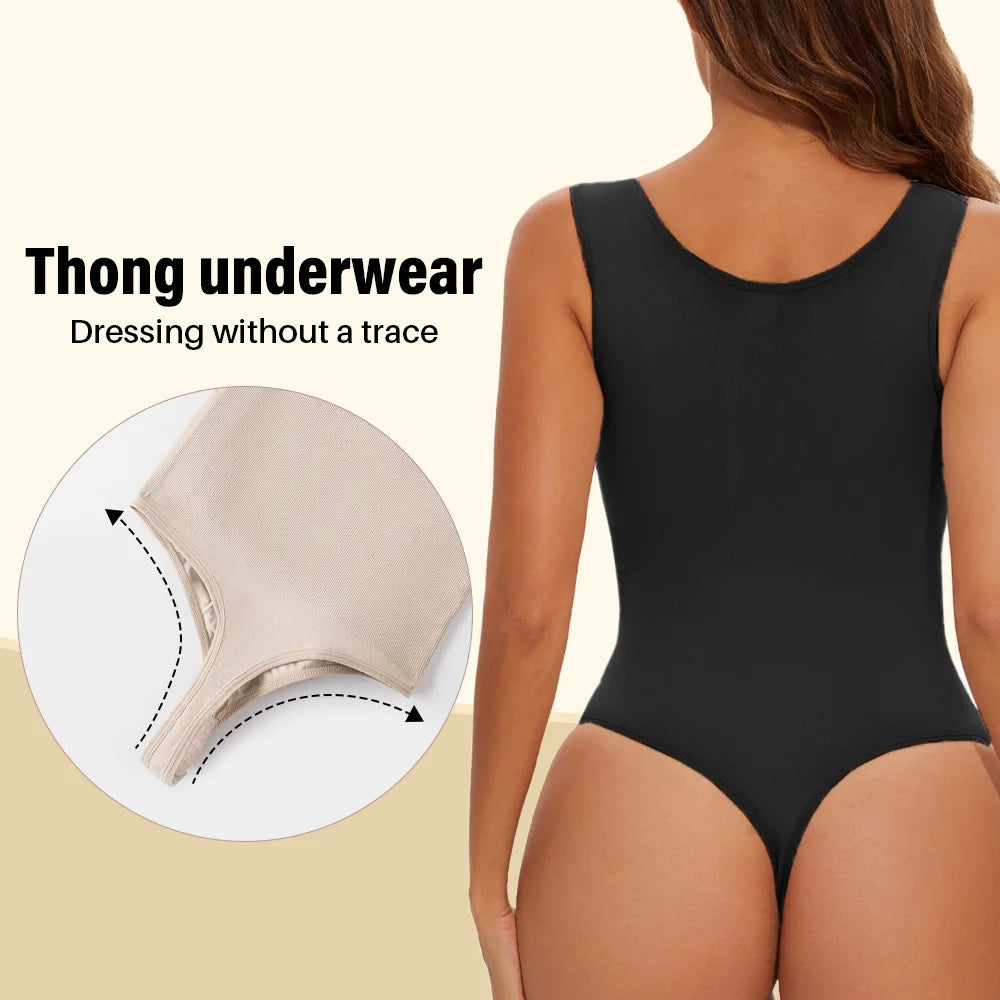 GLOWÉ HIGH WAISTED THONG SHAPEWEAR BODYSUIT 