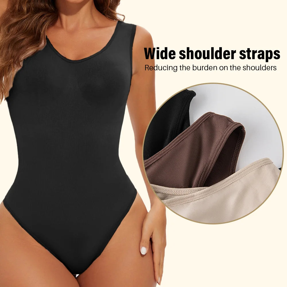 GLOWÉ HIGH WAISTED THONG SHAPEWEAR BODYSUIT 