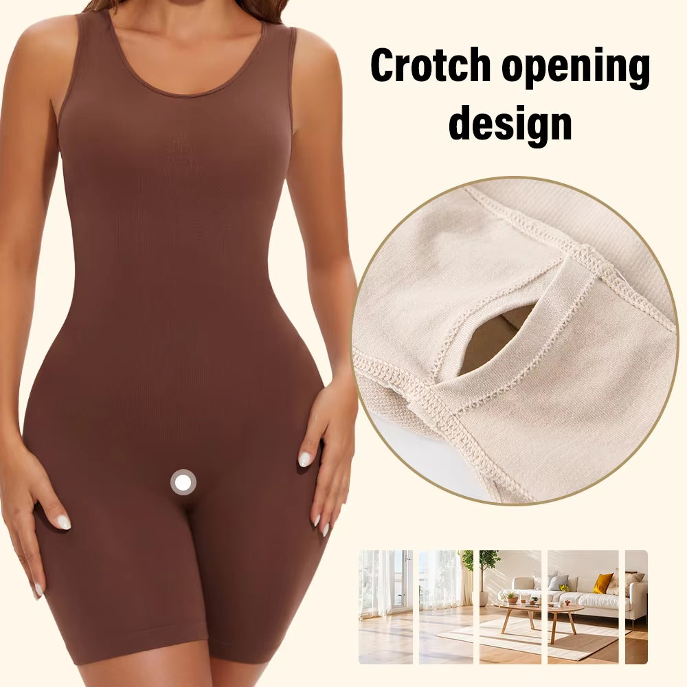 GLOWÉ FULL COVERAGE MID THIGH BODYSUIT